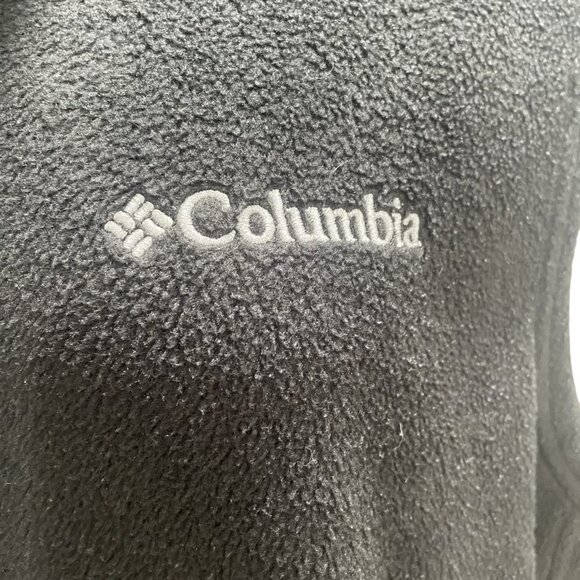 Columbia Fleece Vest M Sleeveless Outdoor Casual Layering Rugged Hiking Cozy - Picture 2 of 6